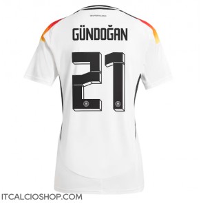 Germania Ilkay Gundogan #21 Prima Maglia Femmina Europei 2024 Manica Corta